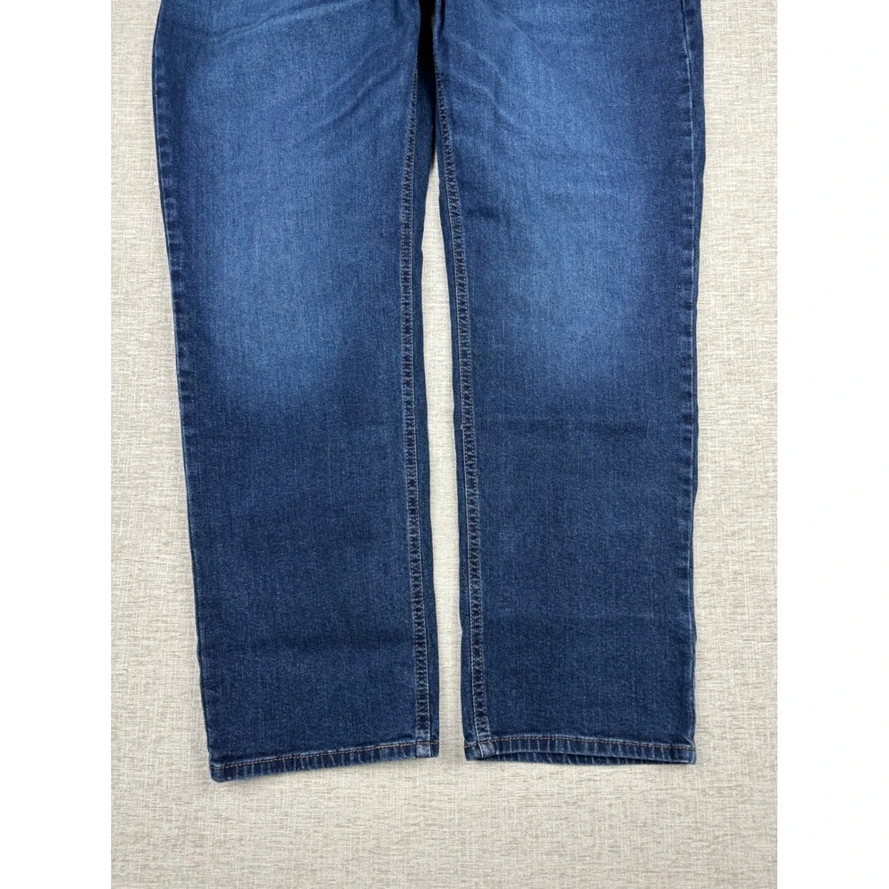 Levi Strauss Signature Athletic Fit l Mens 40x32 Dark Wash Denim Jeans